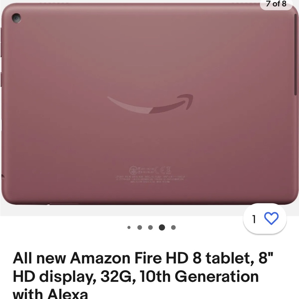 PLUM Kindle Fire HD 8 (10th Generation) BRAND NEW